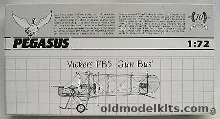Pegasus 1/72 Vickers FB5 Gun Bus, 3009 plastic model kit